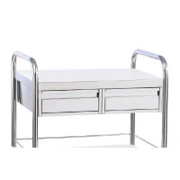 Stainless Steel Half-Drawers (Set of 2) - H 8 cm, 75 x 50 cm