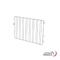 Stainless steel basket divider - width 40xH15 cm