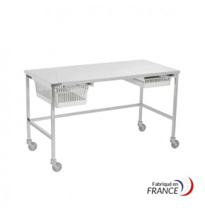 Caisson inox 2 unités - glissière ABS 