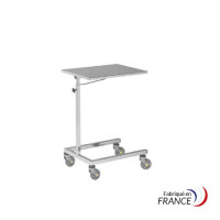 Assistant muet inox - manuel - 600 x 450 mm - bords tombés - sans frein 