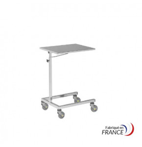 Assistant muet inox - manuel - 600 x 450 mm - bords tombés - sans frein 