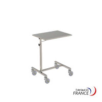 Assistant muet inox - manuel - 600 x 450 mm - bord tombés - sans frein