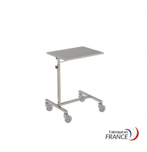 Assistant muet inox - manuel - 600 x 450 mm - bord tombés - sans frein